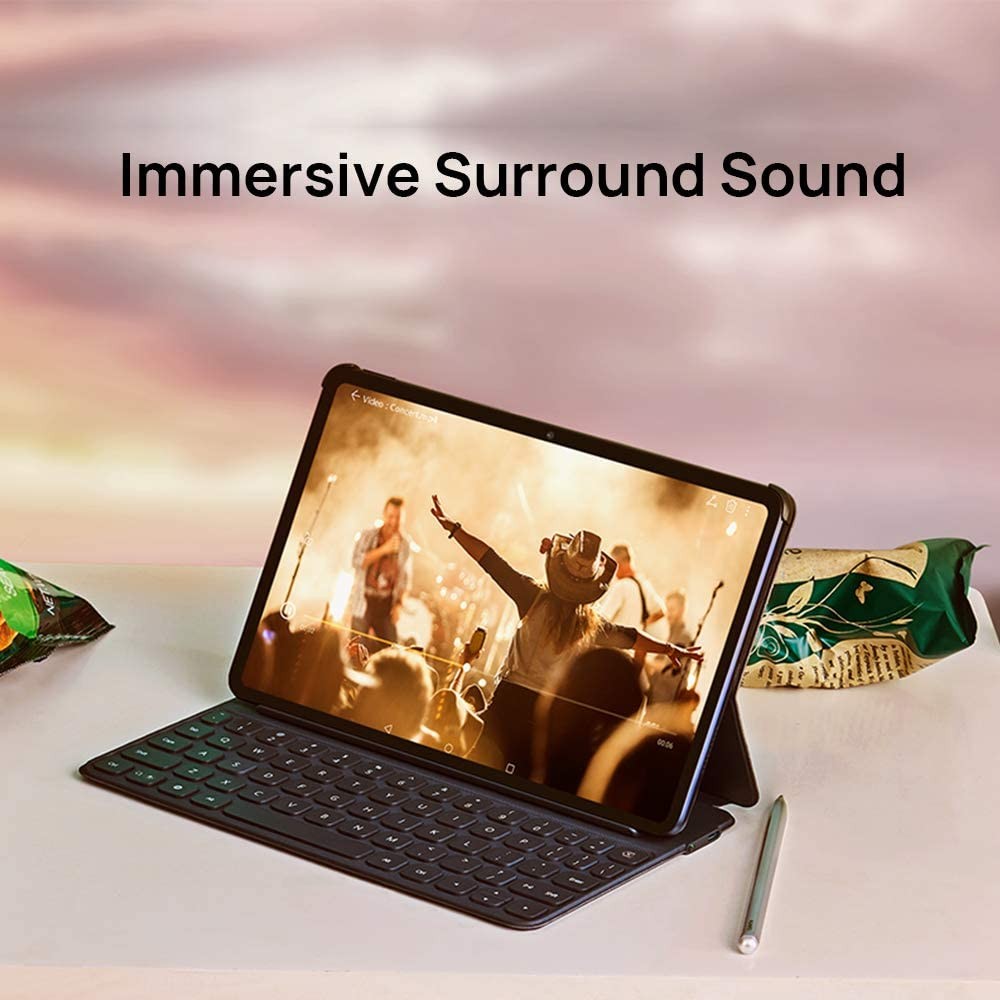 HUAWEI 华为 MatePad Refresh - 10.4 英寸 2K FullView 平板电脑 - Kirin 810,4 GB RAM,64 GB ROM,7250 mAh,四角扬声器,EMUI 10.1(基于 Android 10.0),Wi-Fi,灰色