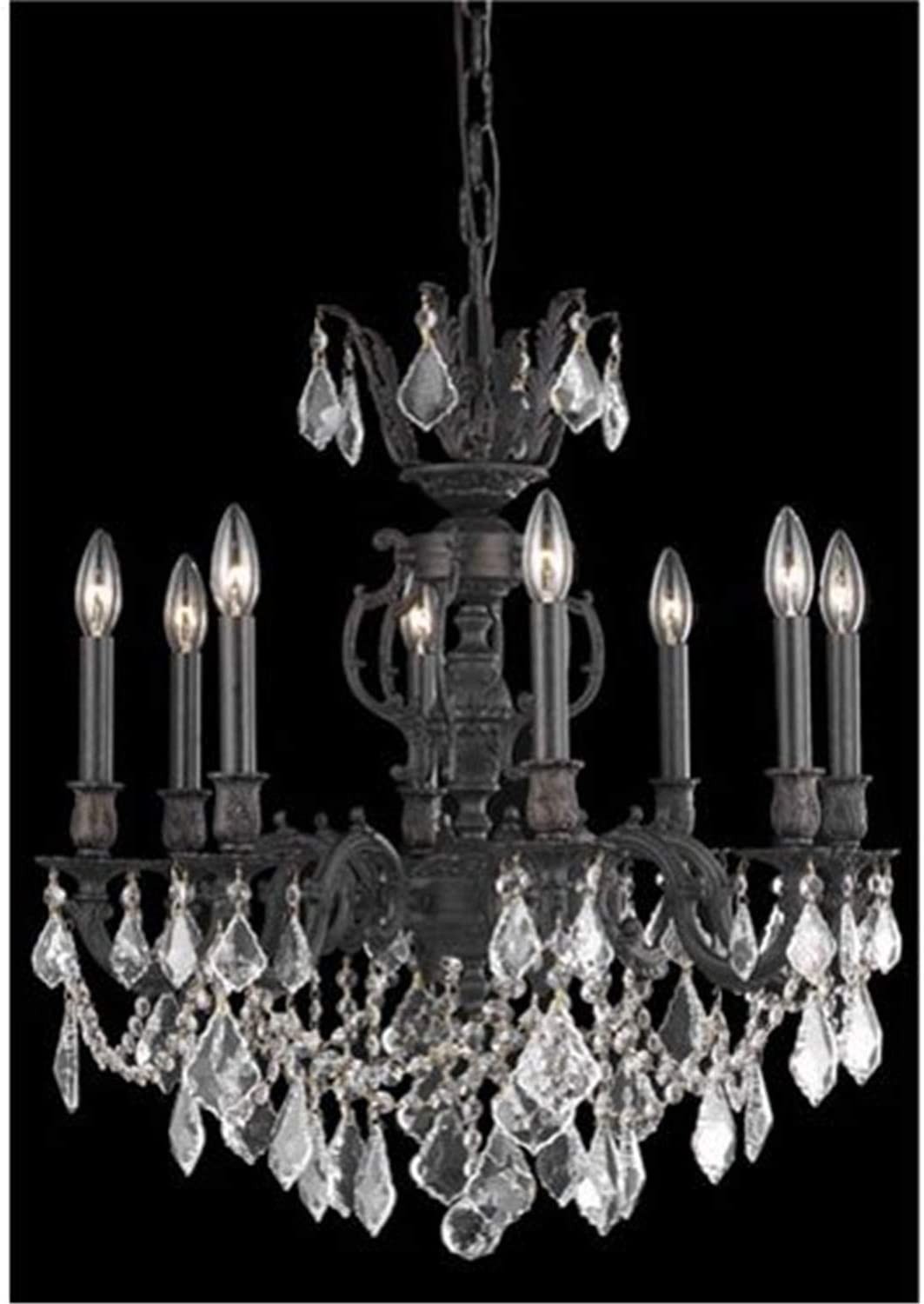 Elegant Lighting 9508D24DB-GS/RC 餐厅天花板灯，60.96cm x 66.04cm，深古铜色